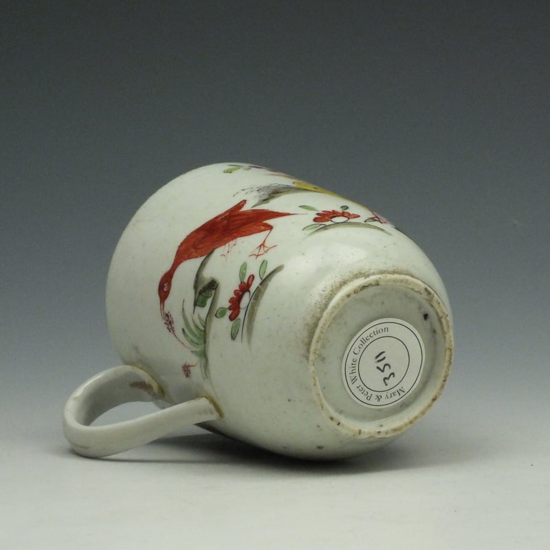 Longton Hall Goose Pattern Coffee Cup c1756-60 (8)