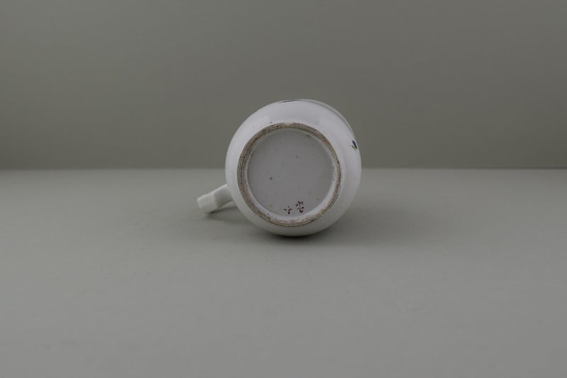 Longton Hall Trembly Rose Painter Mug, C1754. j