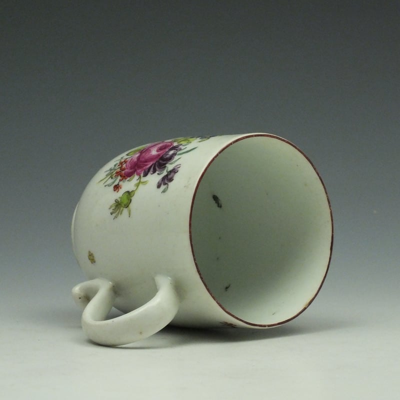 Longton Hall Trembly Rose Pattern Coffee Cup c1755 (7)