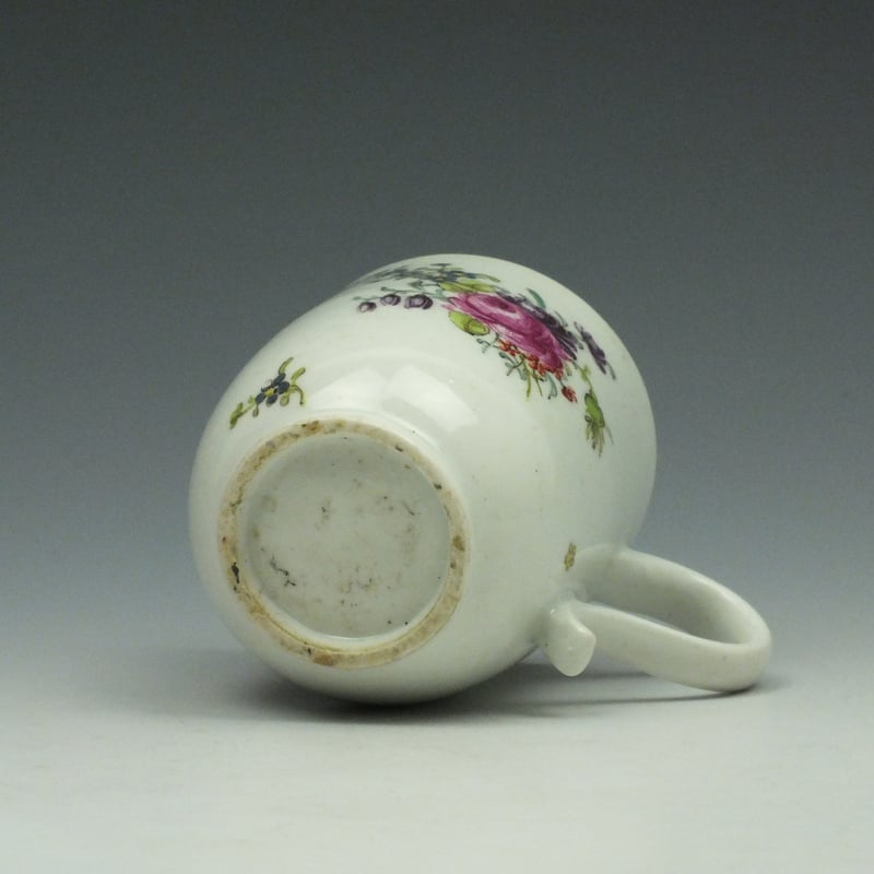 Longton Hall Trembly Rose Pattern Coffee Cup c1755 (8)