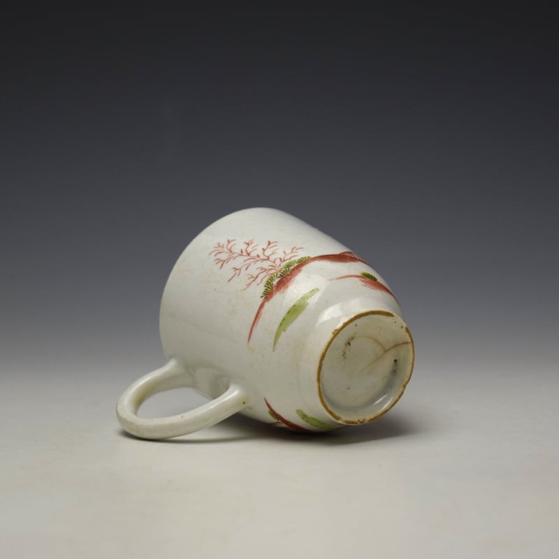 Lowestoft Mandarin Chinese Lovers Pattern Coffee Cup c1785-95 (7)