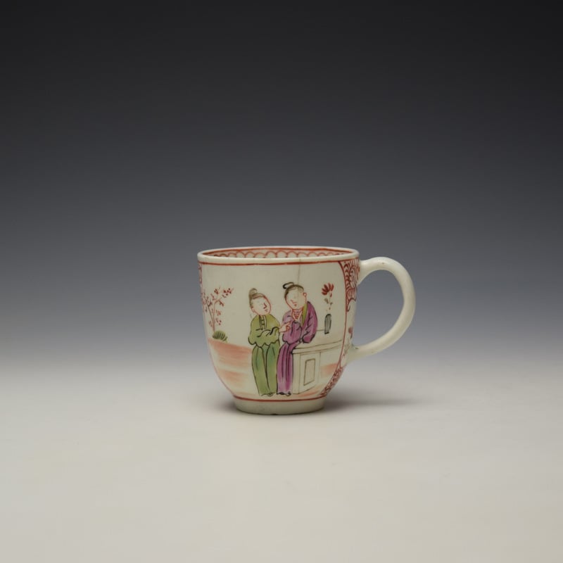 Uncommon Mandarin Conversation Pattern Coffee Cup c1785-90