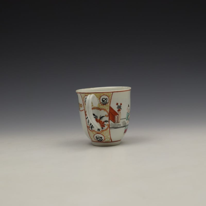 Worcester Mandarin Naughty Child Pattern Coffee Cup c1770-80 (5)