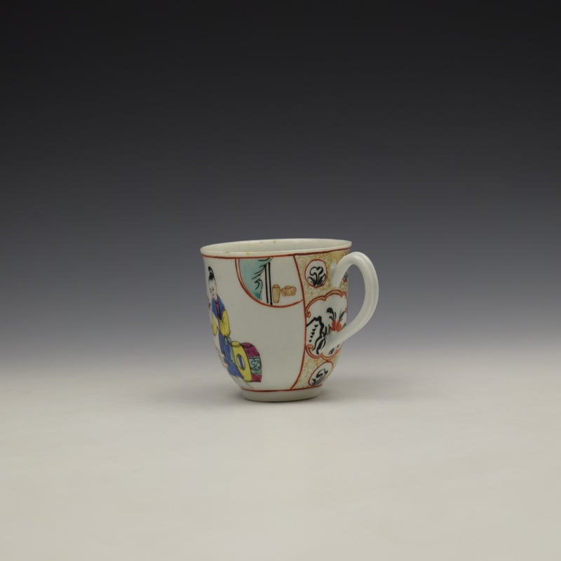 Worcester Mandarin Naughty Child Pattern Coffee Cup c1770-80 (6)