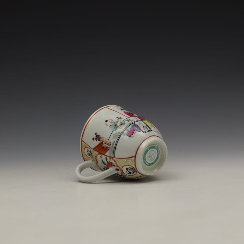 Worcester Mandarin Naughty Child Pattern Coffee Cup c1770-80 (8)