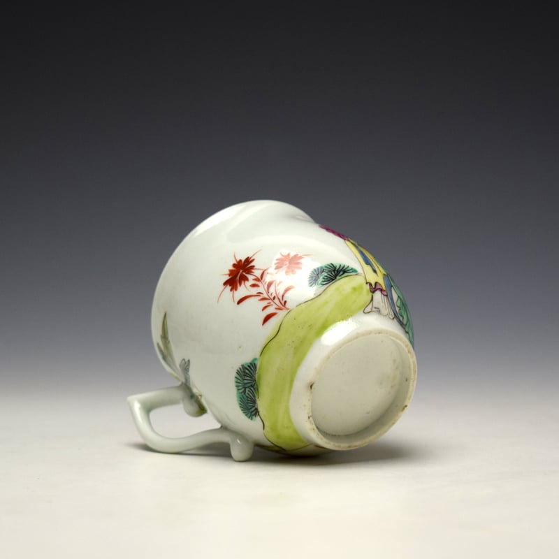 Worcester Mandarin Pattern Bell Shaped Coffee Cup c1765-70 (8)