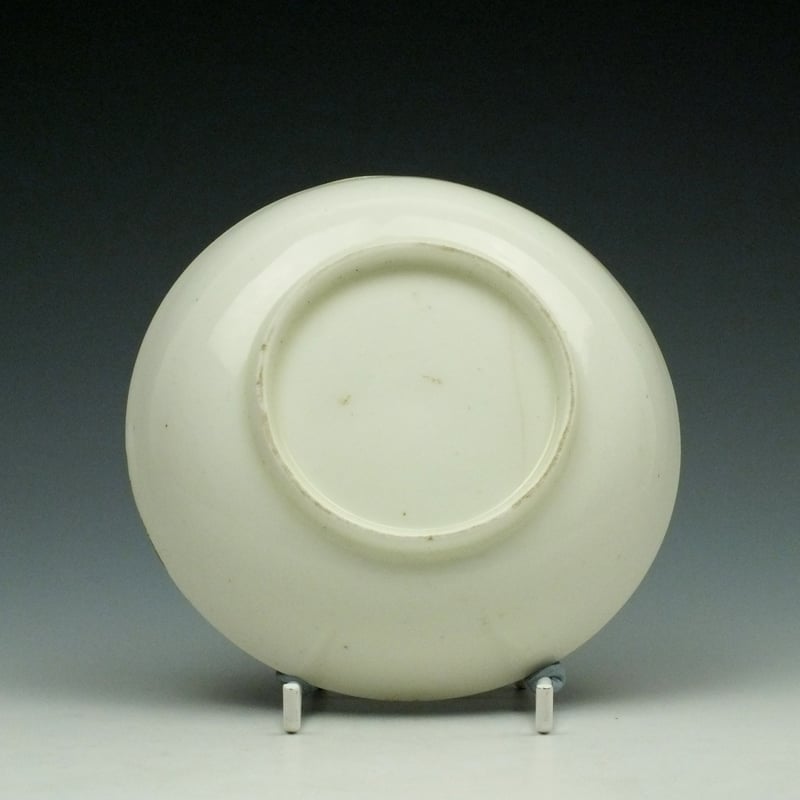 Lowestoft Mandarin Pipe Smoker Pattern Teabowl and Saucer c1785-95 (10)