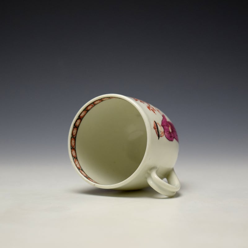 Worcester Mandarin Three Noble Men and a Tree Pattern Coffee Cup c1775-80 (5)