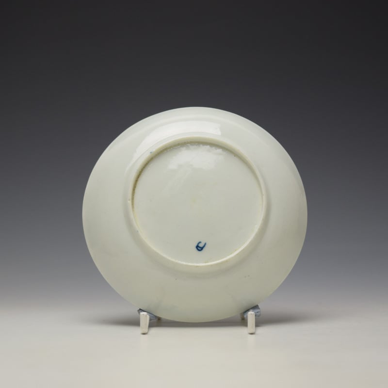 Worcester Mansfield Pattern Saucer c1760-80 (2)