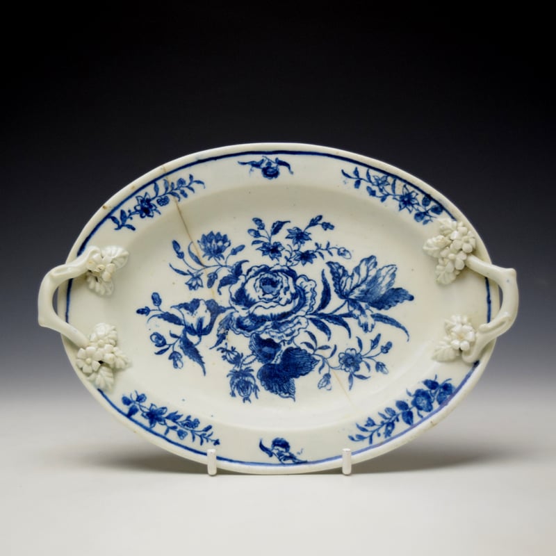 Natural Sprays Pattern Butter Tub Stand c.1770