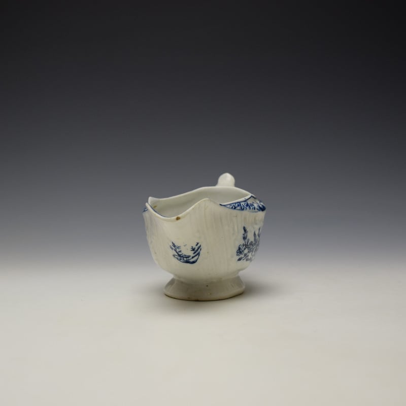 Lowestoft Natural Sprays Pattern Creamboat c1775-95 (2)