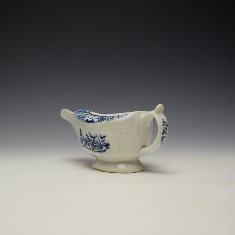 Lowestoft Natural Sprays Pattern Creamboat c1775-95 (6)