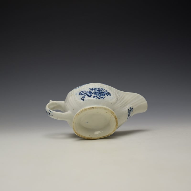 Lowestoft Natural Sprays Pattern Creamboat c1775-95 (8)