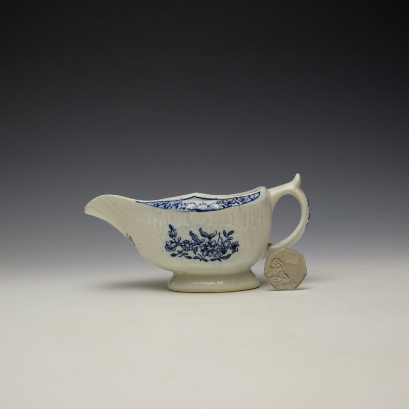 Lowestoft Natural Sprays Pattern Creamboat c1775-95 (9)