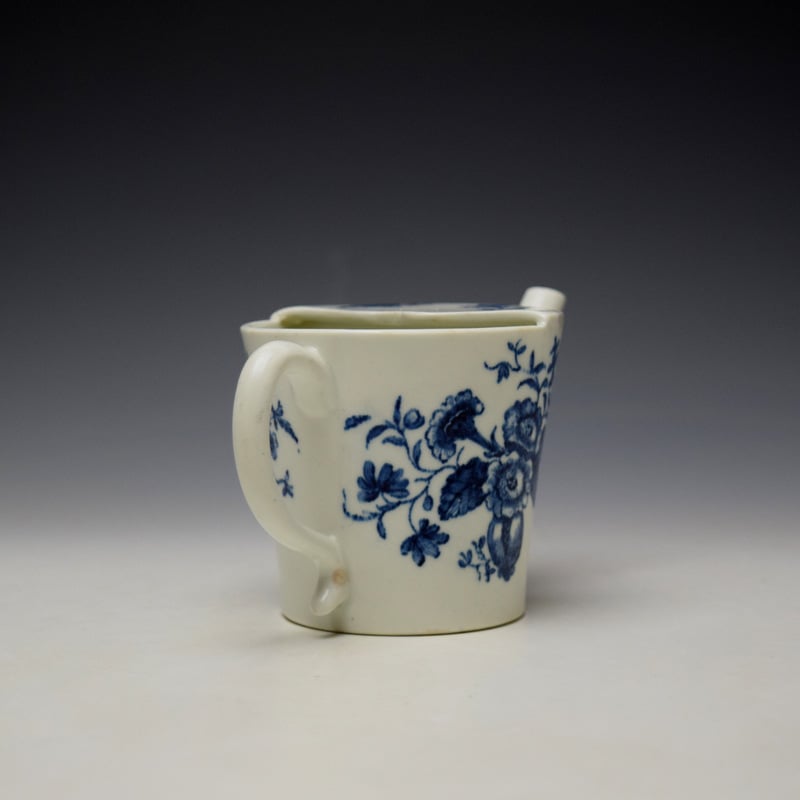 Lowestoft Natural Sprays Pattern Feeding Cup c1770-80 (5)