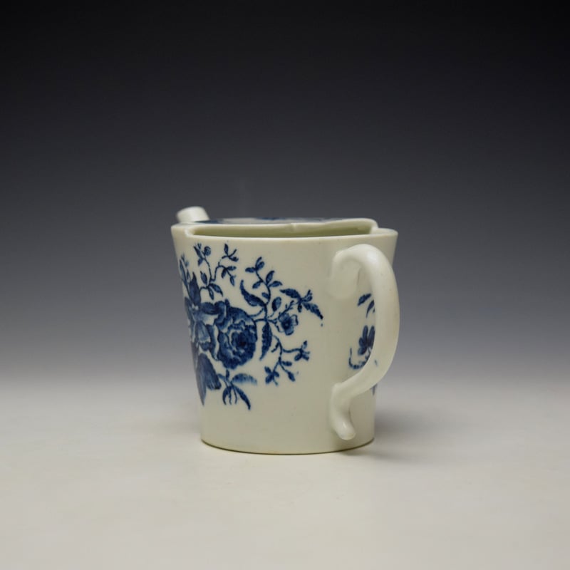 Lowestoft Natural Sprays Pattern Feeding Cup c1770-80 (6)
