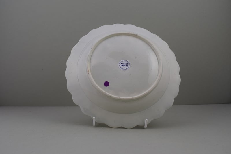 Worcester Porcelain Jabberwocky Pattern Plates, C1770-80 (2)