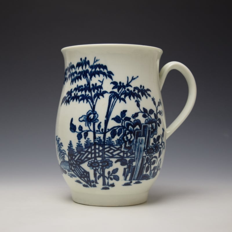 Plantation (Print) Pattern Large Bell Shape Mug c1760-70