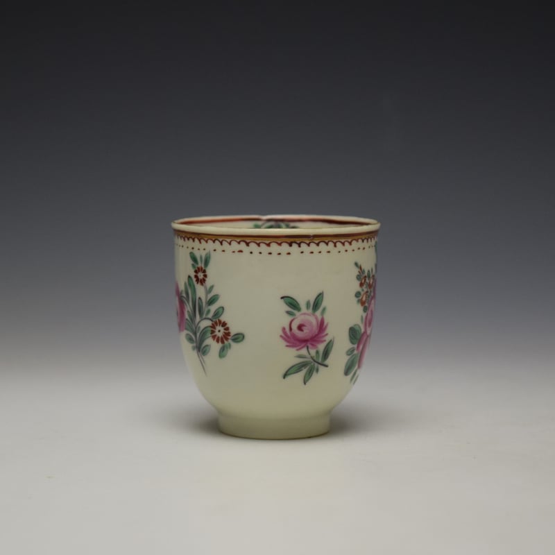 worcester polychrome floral coffee cup c1775 (2)
