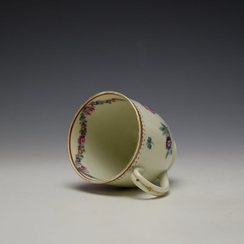 worcester polychrome floral coffee cup c1775 (6)
