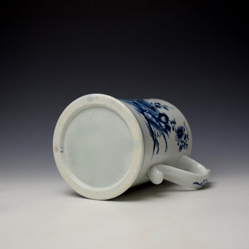 Lowestoft Broad Leaf Floral Pattern Large Mug c1768-75 (6)