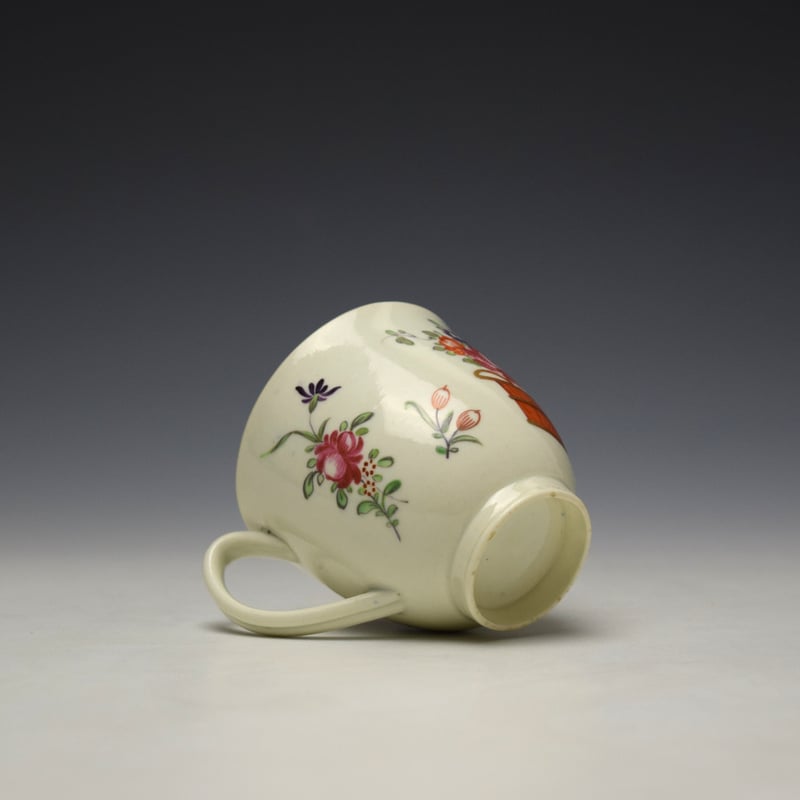 Worcester Chinese Basket and Vase Pattern Coffee Cup c1770-75 (7)