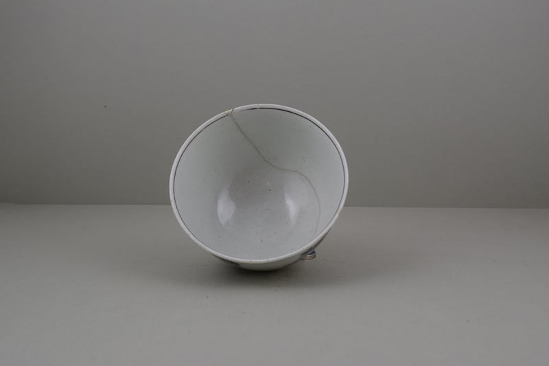 Worcester Porcelain Rare Fortune Teller Pattern Sucier base, C1765-70 (8)