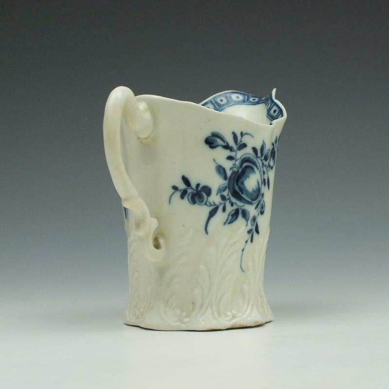 Caughley Stalked Fruit Pattern High Chelsea Ewer c1775 (5)