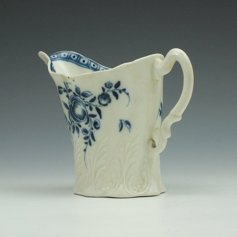 Caughley Stalked Fruit Pattern High Chelsea Ewer c1775 (6)