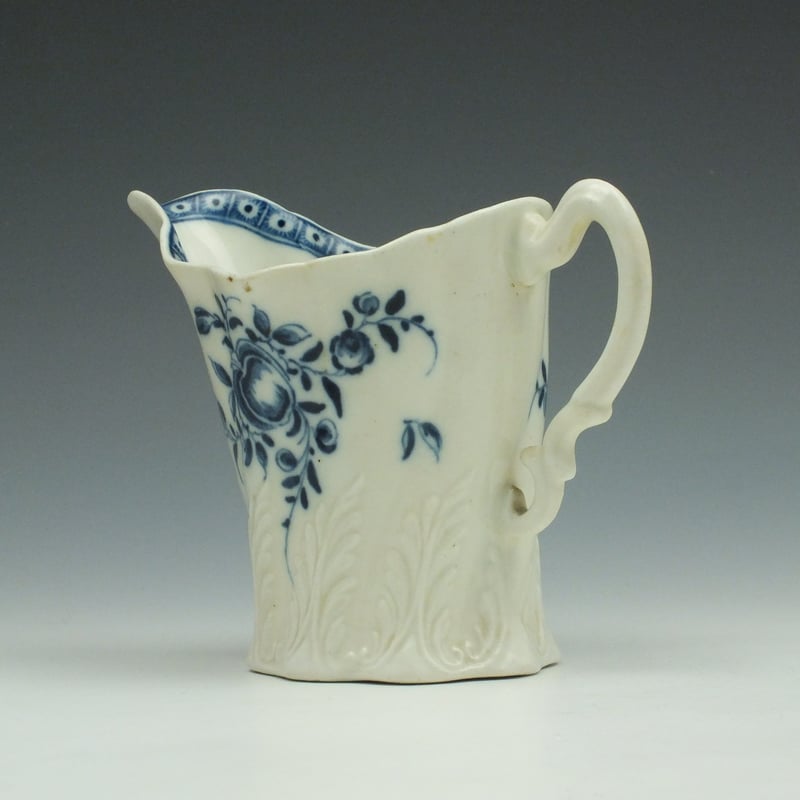 Caughley Stalked Fruit Pattern High Chelsea Ewer c1775 (7)