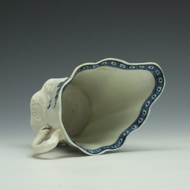 Caughley Stalked Fruit Pattern High Chelsea Ewer c1775 (8)
