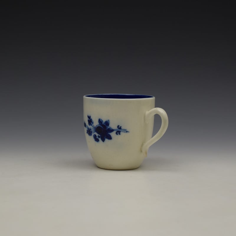 Caughley Salopian Sprigs Pattern Coffee Cupc1785-95 (5)
