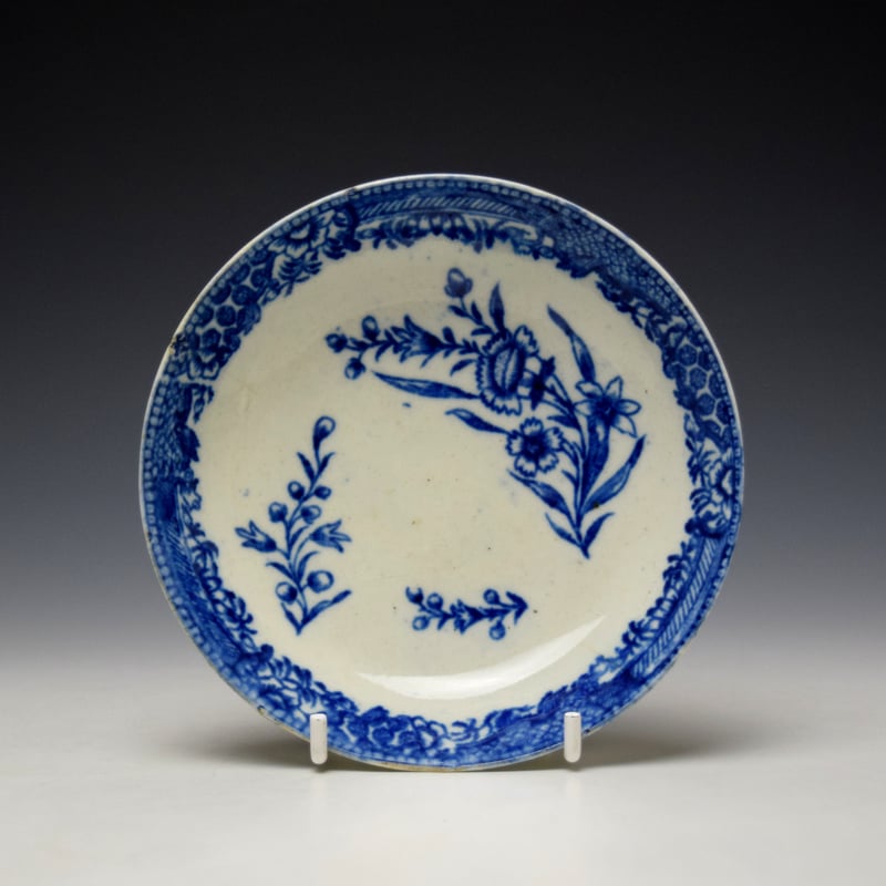 Liverpool Teabowl and saucer c1770-80 (9)