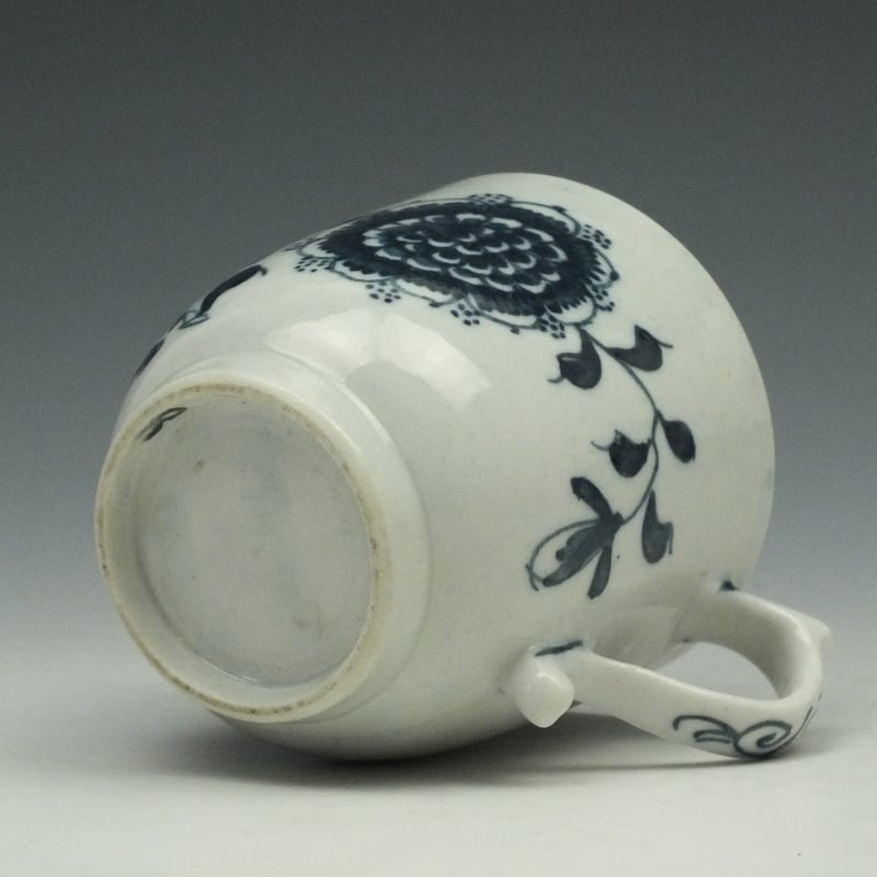 Lowestoft Sunflower Pattern Coffee Cup c1764-65 (7)