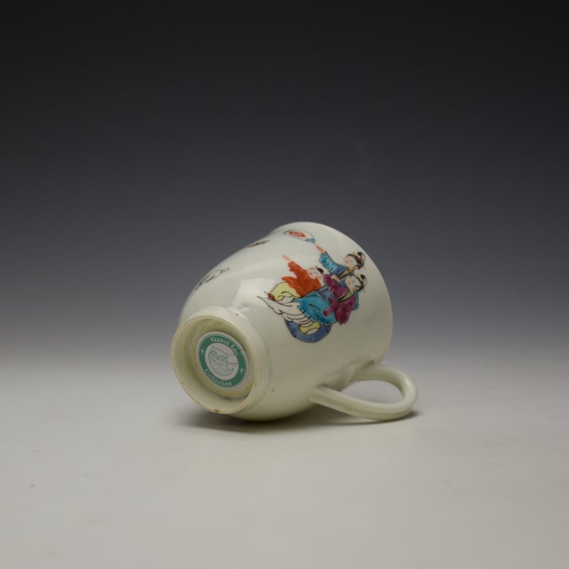 Worcester Tall Table Pattern Coffee Cup c1770 (8)