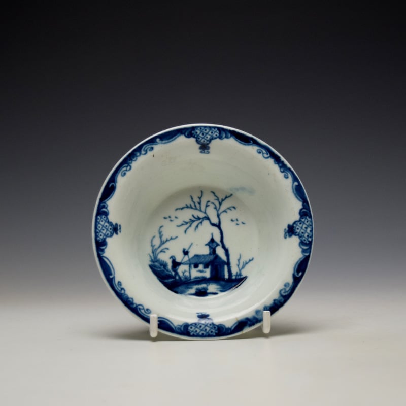 Uncommon The Bare Tree and Speared Bird Pattern Patty Pan c1758-60