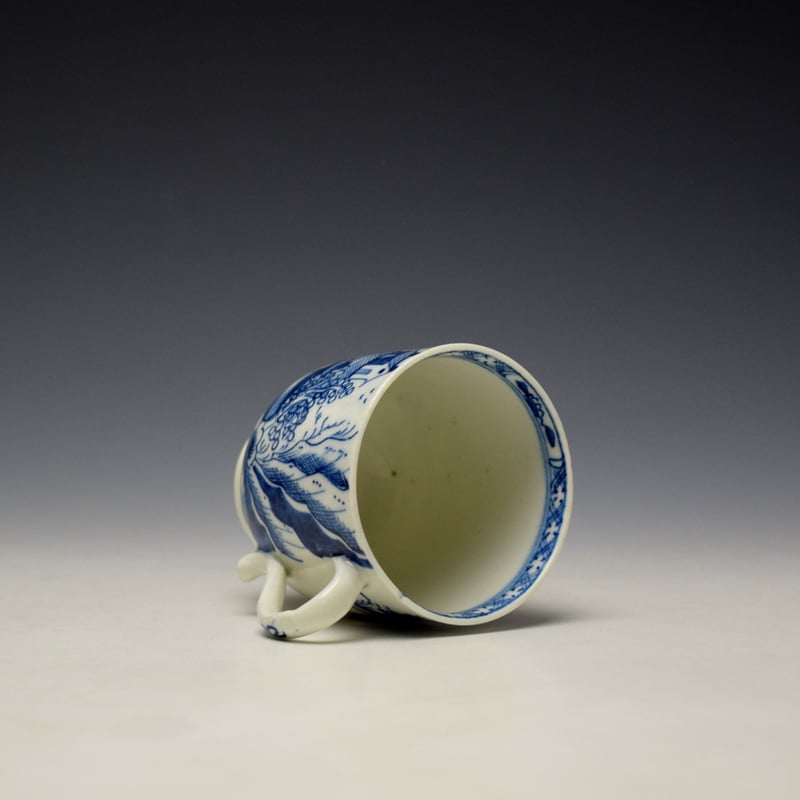 Lowestoft House and Mountain Pattern Trio c1785-90 (8)