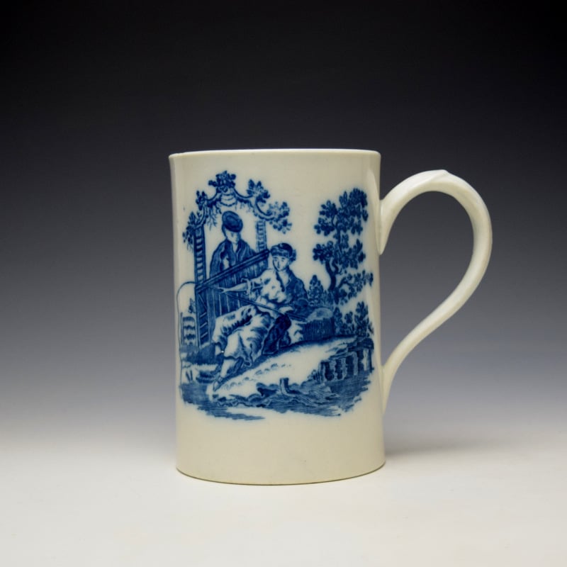 Uncommon La Peche La Promenade Chinoise Pattern Mug c1776-92