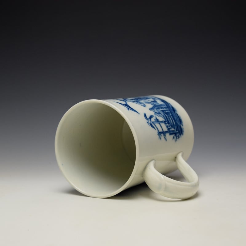 Caughley La Peche La Promenade Chinoise Pattern Mug c1776-92 (7)