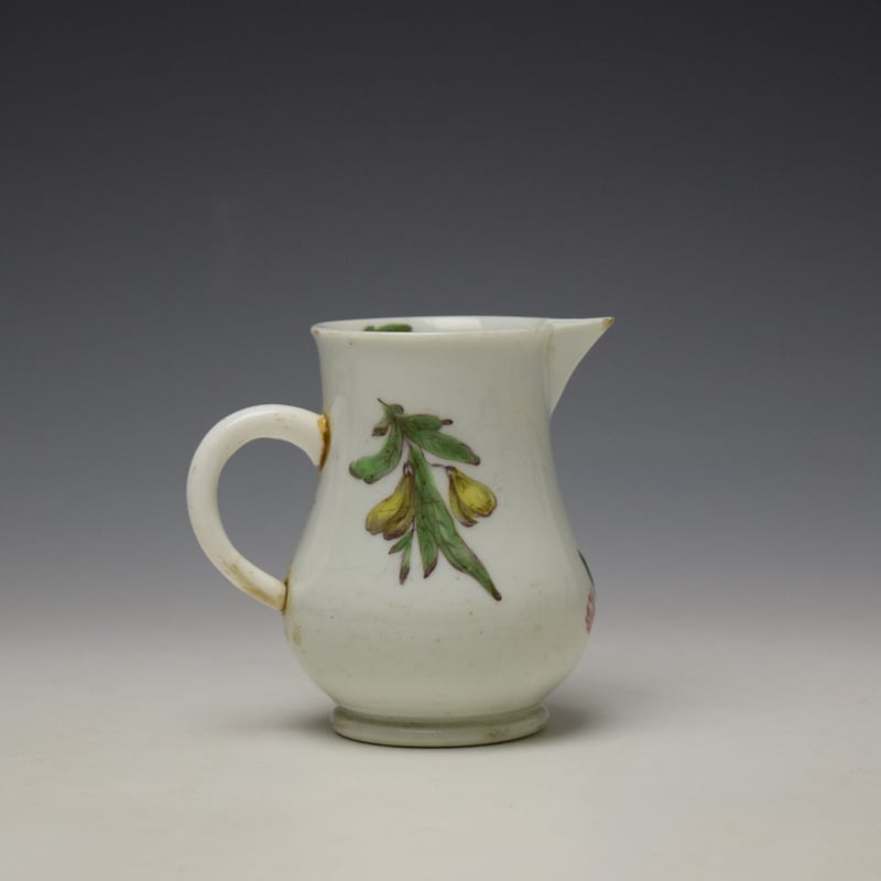Vauxhall Rose and Floral Sprays Pattern Sparrow Beak Jug c1760-63 (5)