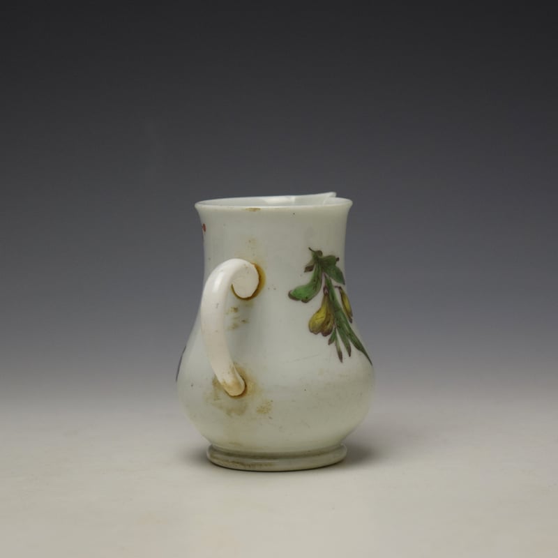 Vauxhall Rose and Floral Sprays Pattern Sparrow Beak Jug c1760-63 (6)