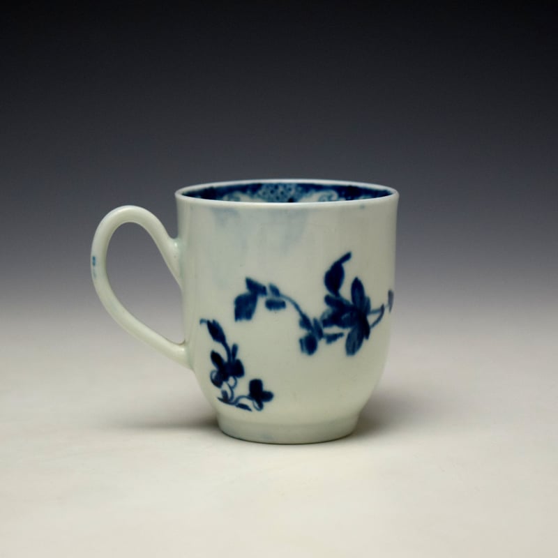 Worcester Mansfield Pattern Coffee Cup c1757 (3)