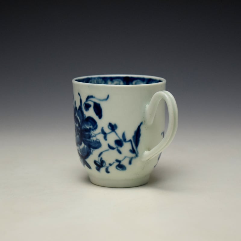 Worcester Mansfield Pattern Coffee Cup c1757 (5)