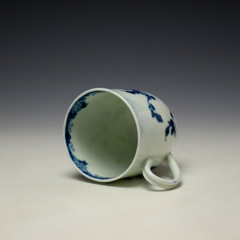 Worcester Mansfield Pattern Coffee Cup c1757 (6)