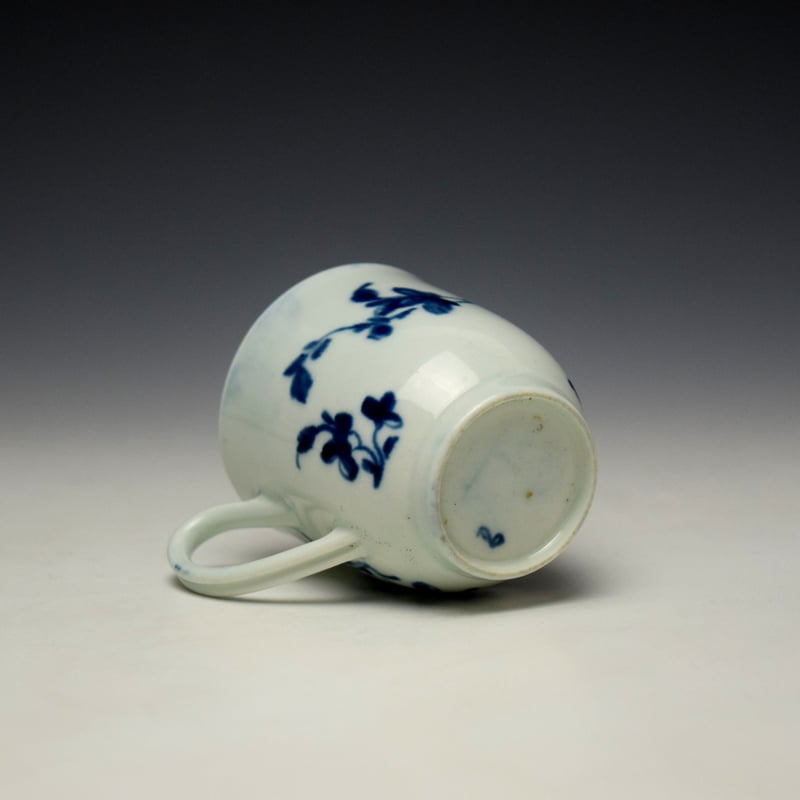 Worcester Mansfield Pattern Coffee Cup c1757 (7)