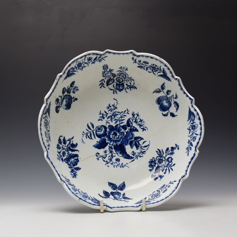 Very Rare Pinecone Pattern Junket Dish c1775-85