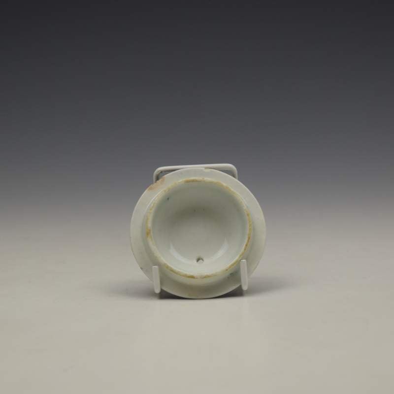 Lowestoft Porcelain Sunflower Pattern Toy Teapot and Cover c1762-63 (12)