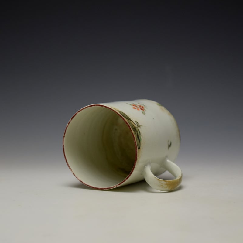 West Pans Floral Pattern Small Mug c1760-70 (7)