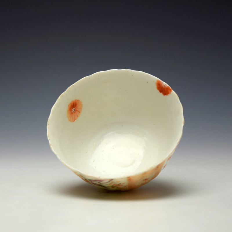 West Pans Scarlett Japan Pattern Teabowl and Saucer c1760-77 (7)