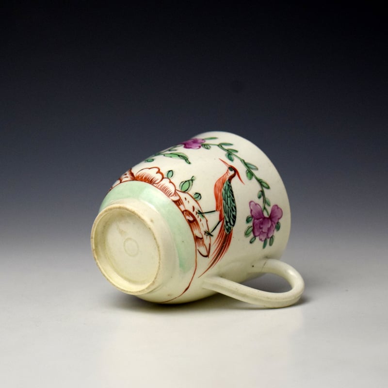 worcester fancy bird and flowering root pattern coffee cup c1770-75 (5)